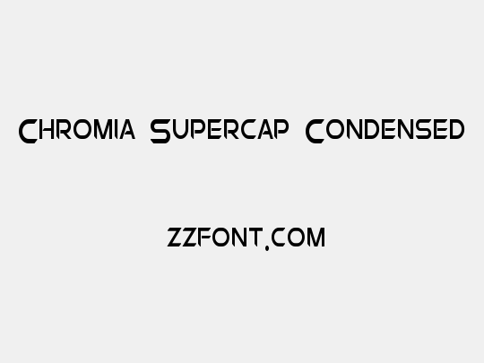 Chromia Supercap Condensed