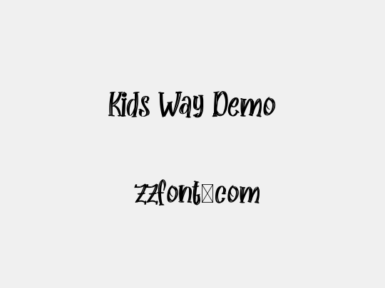 Kids Way Demo