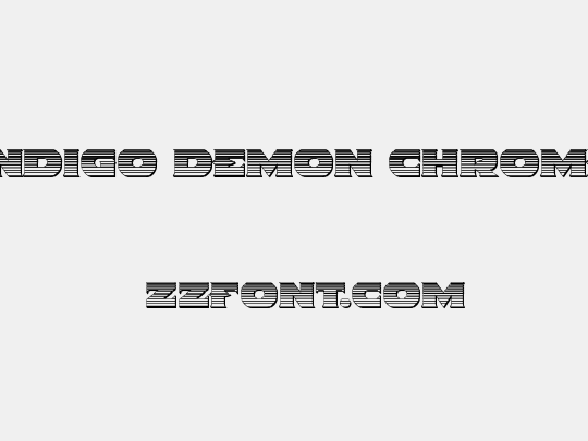 Indigo Demon Chrome
