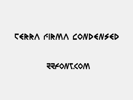 Terra Firma Condensed