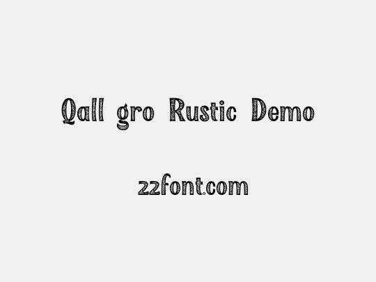 Qallégro Rustic Demo