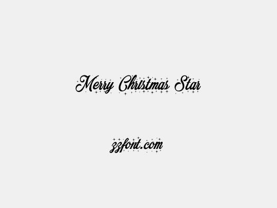 Merry Christmas Star