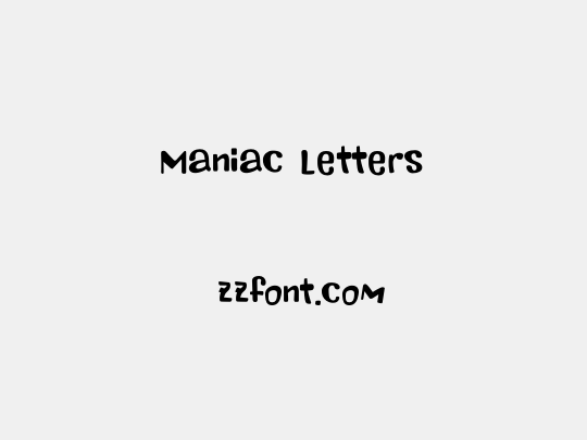 Maniac Letters