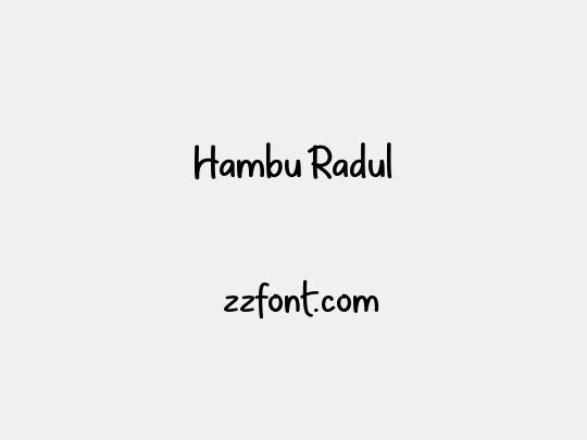 Hambu Radul