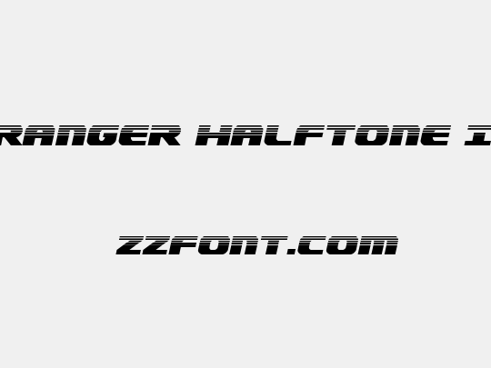 Dekaranger Halftone Italic