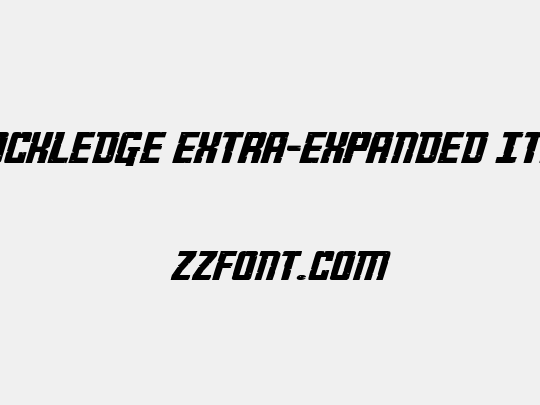 Rockledge Extra-Expanded Ital