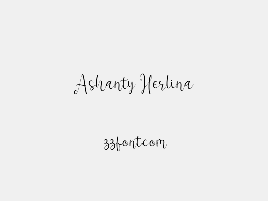 Ashanty Herlina