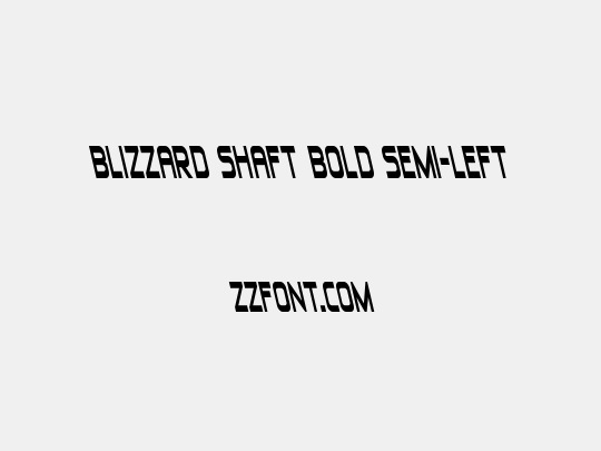 Blizzard Shaft Bold Semi-Left