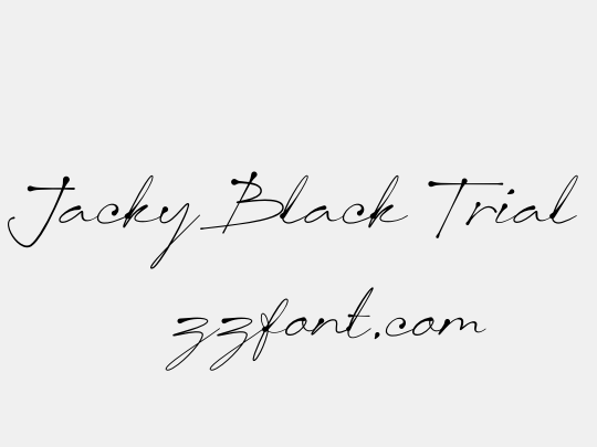 Jacky Black Trial