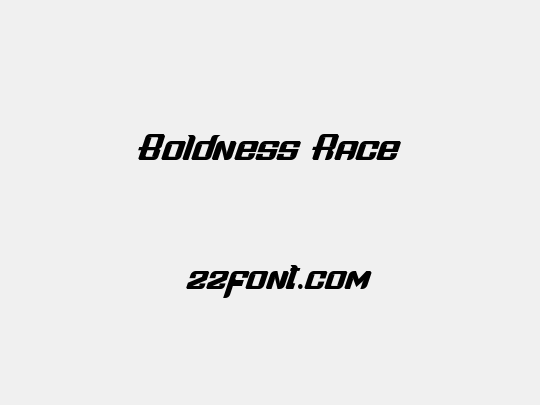 Boldness Race