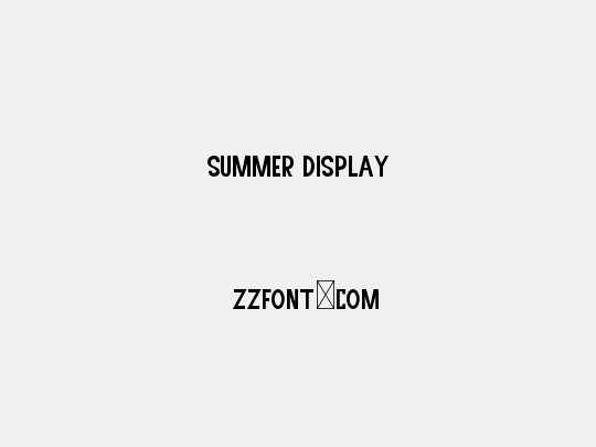 Summer Display