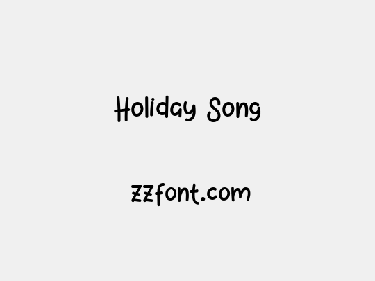 Holiday Song
