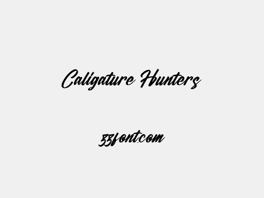 Caligature Hunters