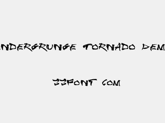 Undergrunge Tornado Demo
