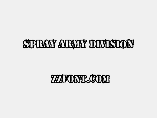 Spray Army Division