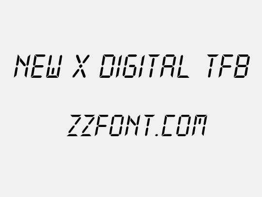 New X Digital tfb
