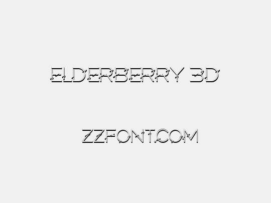 Elderberry 3D