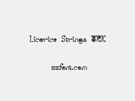 Licorice Strings BRK