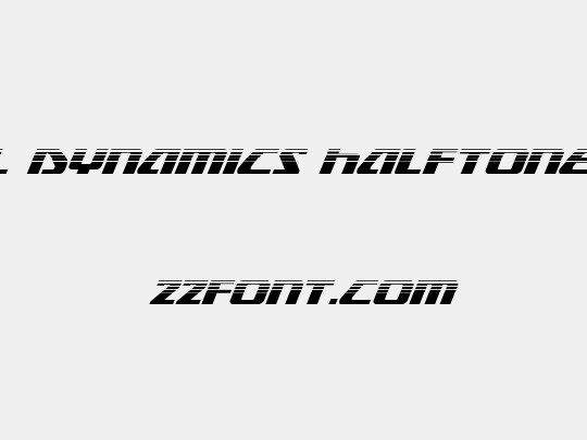 Global Dynamics Halftone Italic