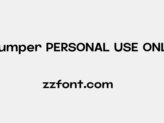 Jumper PERSONAL USE ONLY