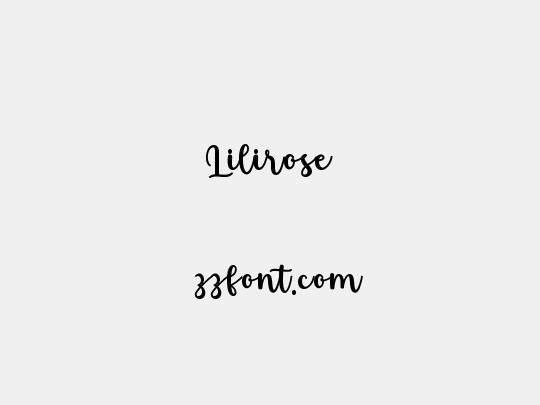 Lilirose