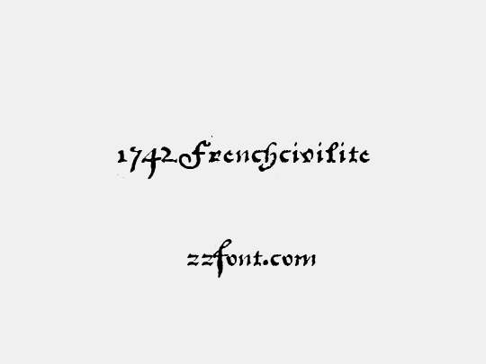 1742Frenchcivilite