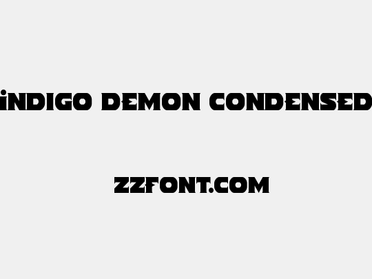 Indigo Demon Condensed