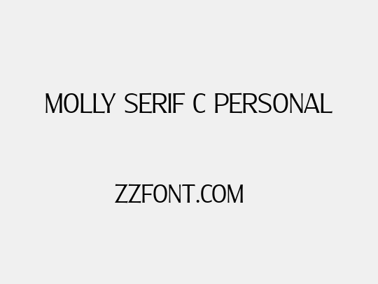 Molly Serif C PERSONAL