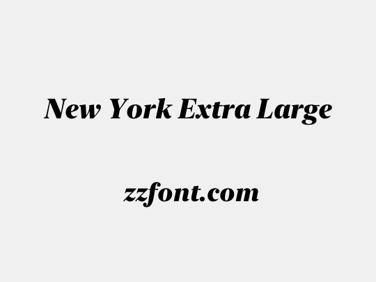 New York Extra Large