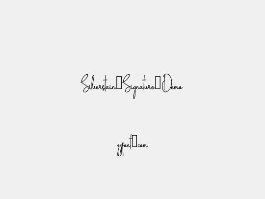 Silverstain_Signature_Demo