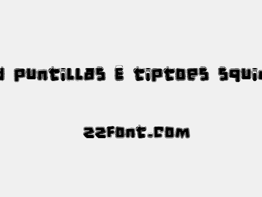 d puntillas E tiptoes squid