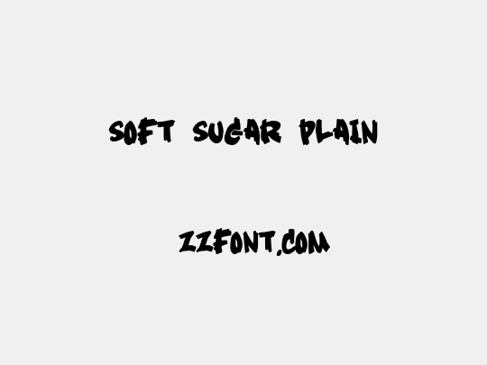 Soft Sugar plain