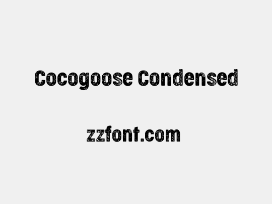 Cocogoose Condensed