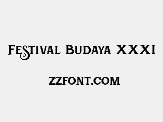 Festival Budaya XXXI