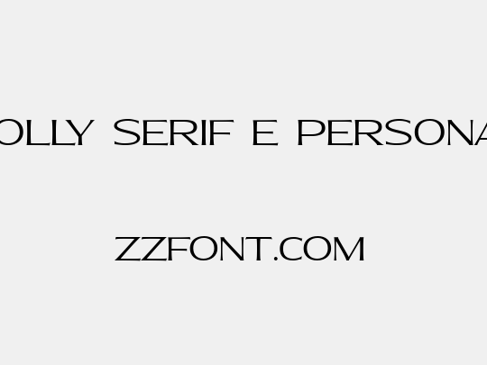 Molly Serif E PERSONAL