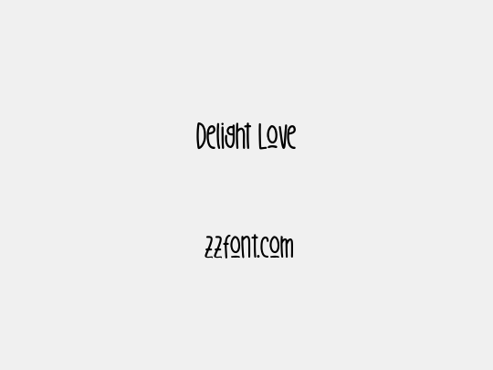 Delight Love