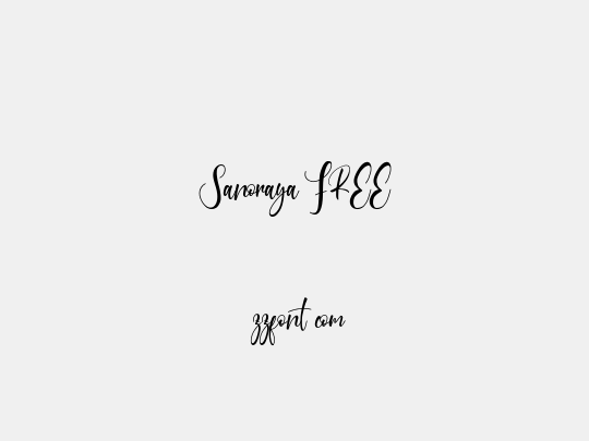 Sanoraya FREE