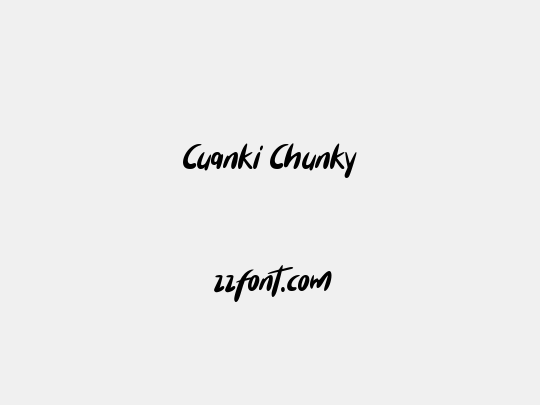 Cuanki Chunky