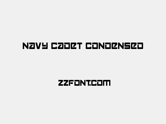 Navy Cadet Condensed