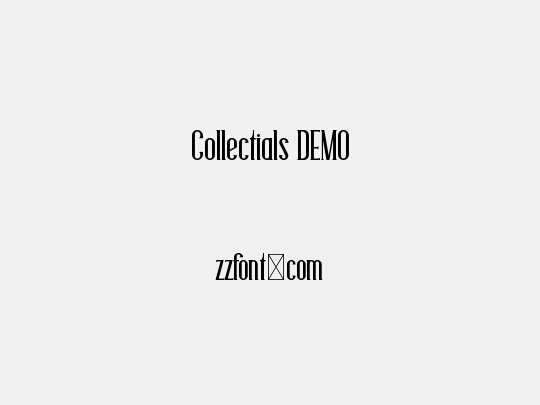 Collectials DEMO