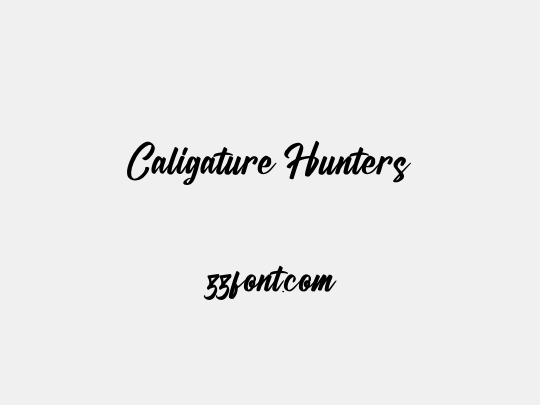 Caligature Hunters