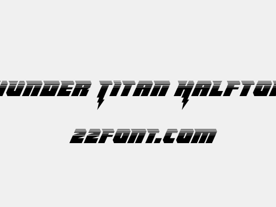 Thunder Titan Halftone