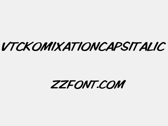 VTCKomixationCapsItalic