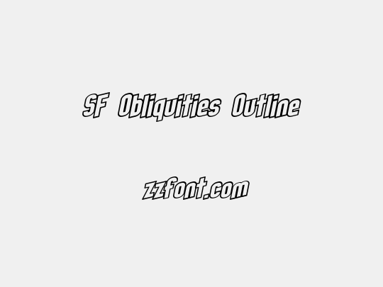 SF Obliquities Outline