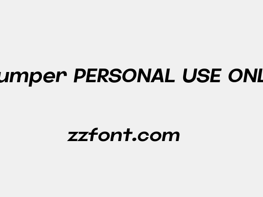 Jumper PERSONAL USE ONLY