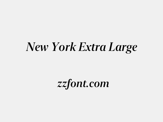 New York Extra Large