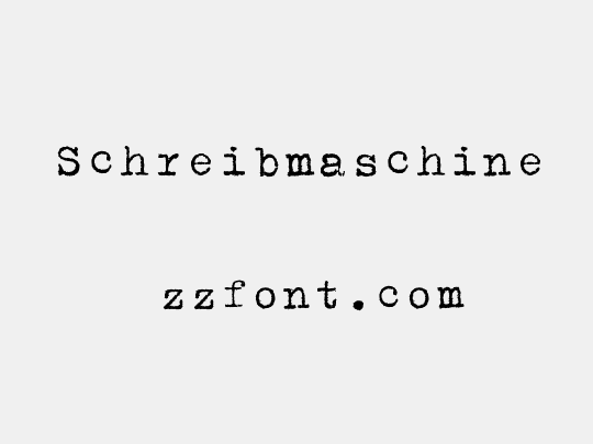 Schreibmaschine