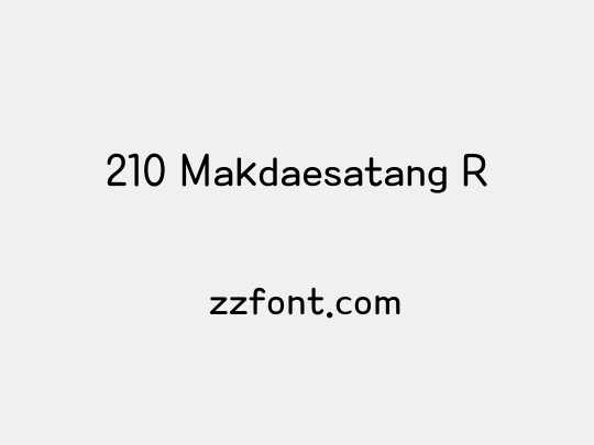 210 Makdaesatang R