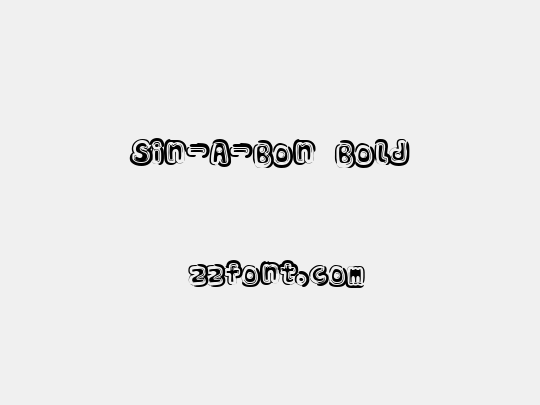 Sin-A-Bon Bold