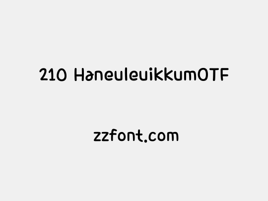 210 HaneuleuikkumOTF